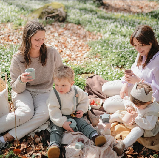 Mushie Snack Cup - Cambridge Blue