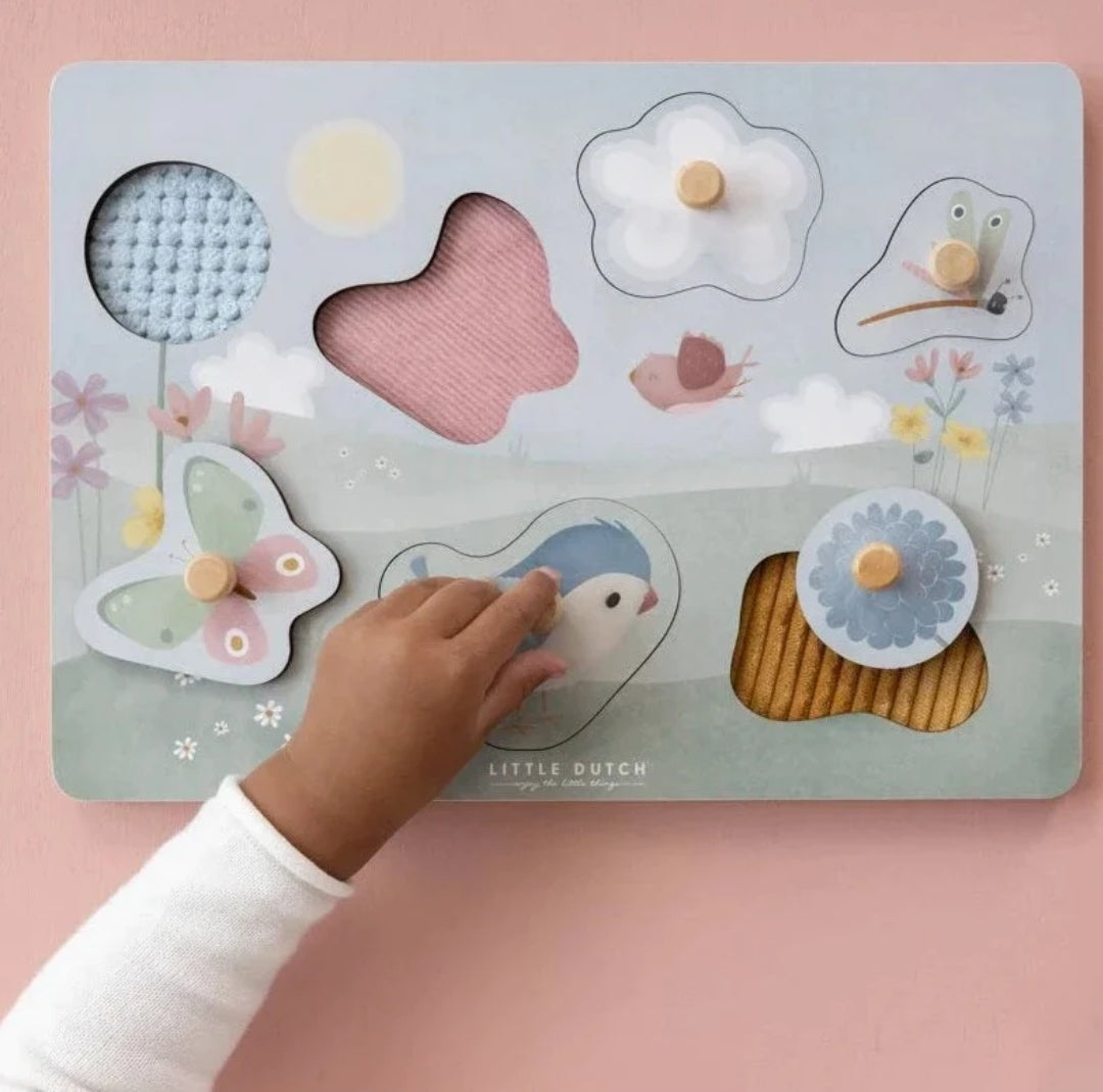 Little Dutch Touch Puzzle - Flowers and Butterflies
