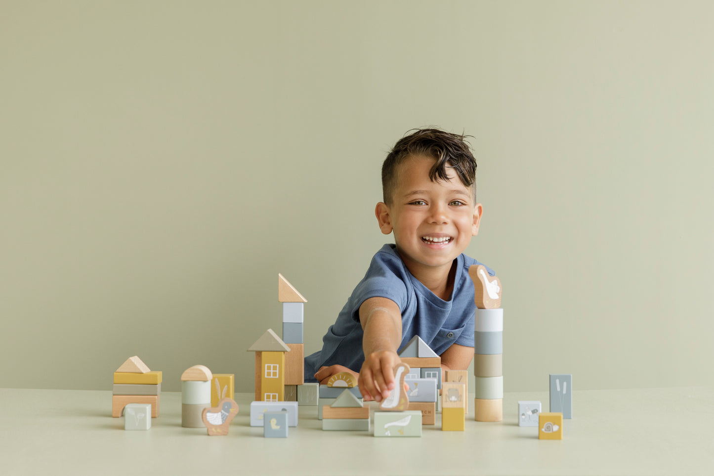 Little Dutch Building Blocks - Blue