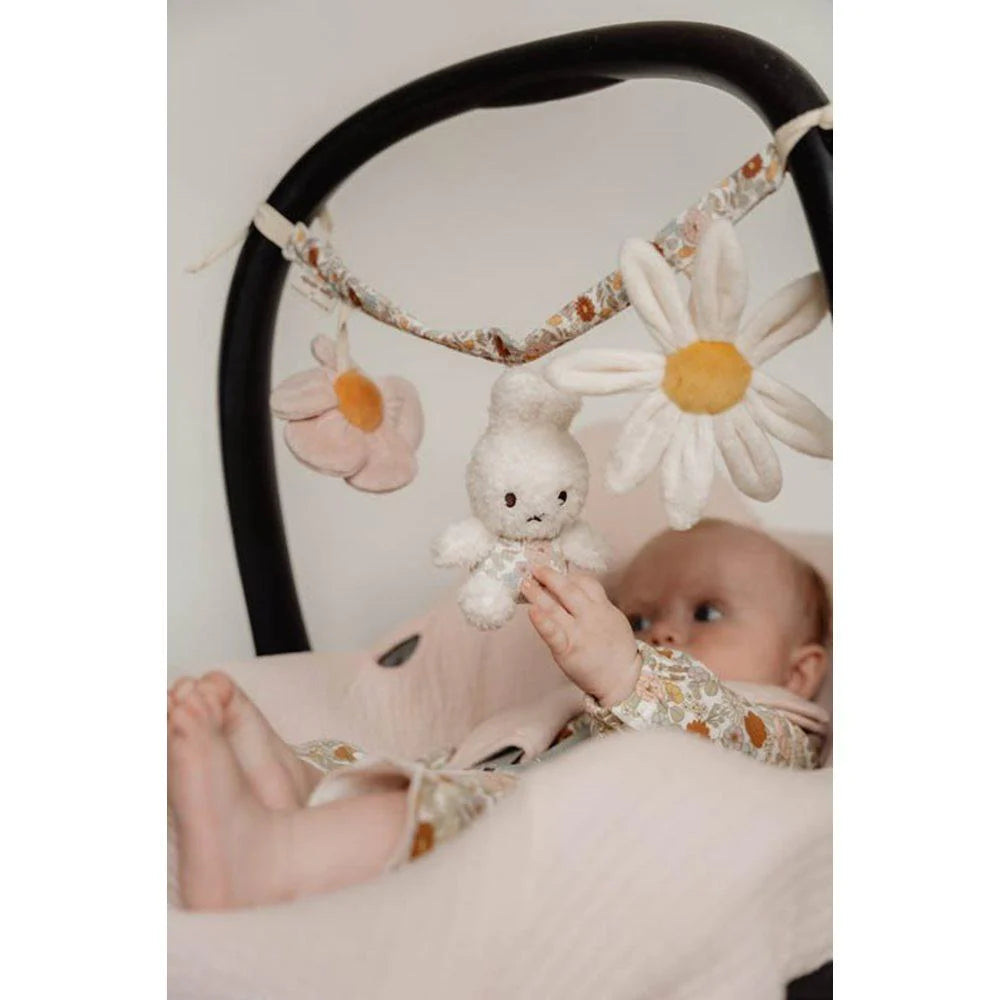 Miffy Vintage Flowers Car Seat Toy
