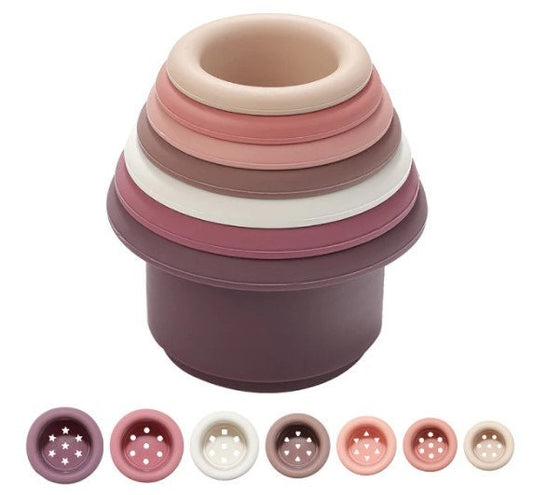 Silicone Stacking Cups