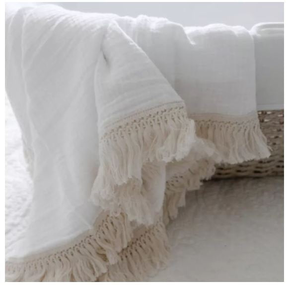 Tassel Baby Blanket