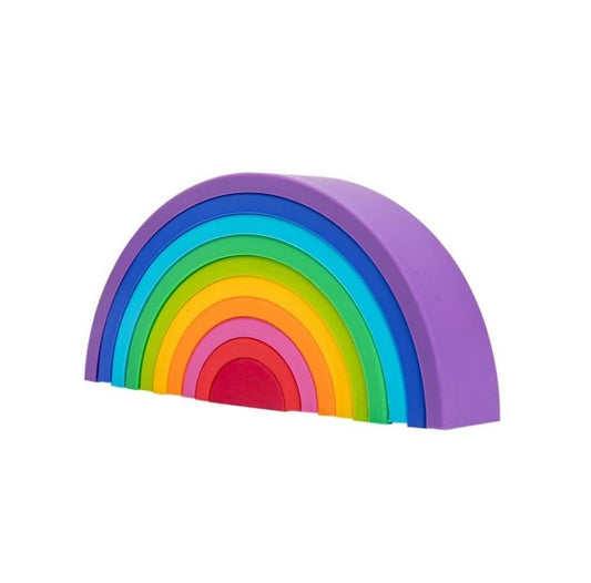 Silicone Rainbow Stacking Toy