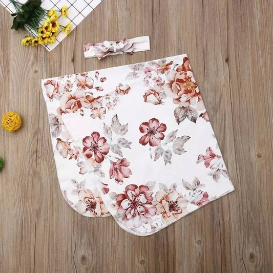 Swaddle Blanket with matching bow