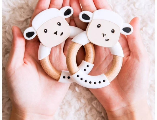 wooden / silicone teethers
