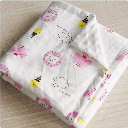 Minky Blanket, Rainbow, Fox, Lion