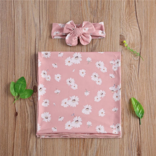 Swaddle Blanket with matching bow