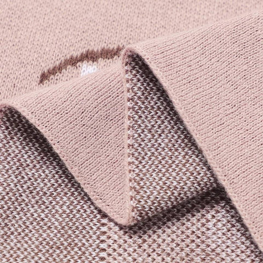 Knitted Baby Blanket - Rocking Horse