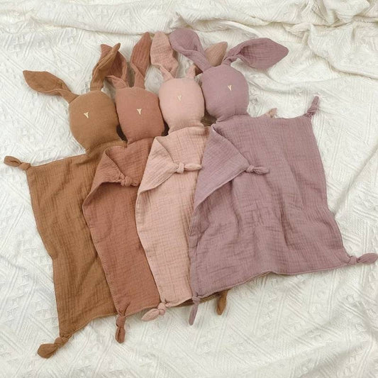 muslin bunny comforter