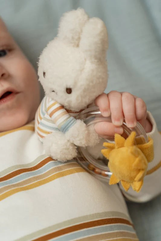 Miffy Vintage Sunny Stripes Ring Rattle