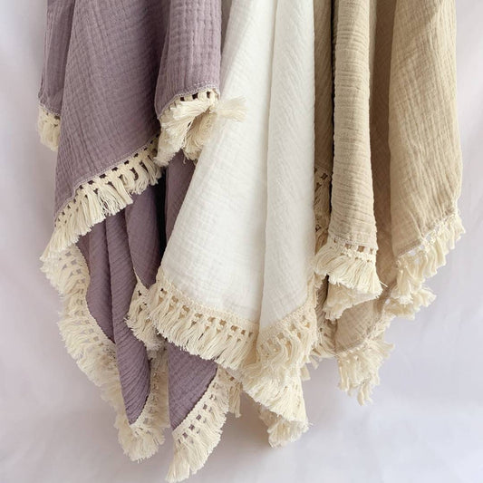 Tassel Baby Blanket