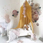 cot canopy / bed canopy - lace detail